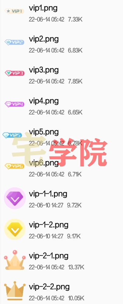 Zibll社区论坛等级图标会员图标素材-阿宅学院